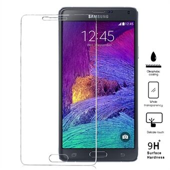 0.25mm 9H anti-explosie gehard glazen schermbeschermer Arc Edge voor Samsung Galaxy Note 4 N910