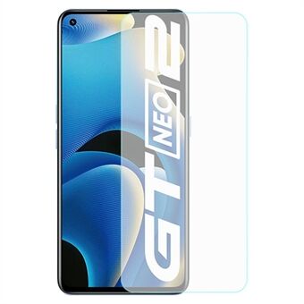 AMORUS Voor Realme GT Neo2 5G/GT Neo 3T 5G 2.5D Arc Edge Hoge Aluminium-silicium Glas anti- Scratch explosieveilige Screen Protector