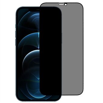 Volledige Lijm Anti Spy Screen Protector voor iPhone 12 Pro Max 6.7 inch, Hoge Aluminium-silicium Glas Zijde Afdrukken Volledige Cover Film