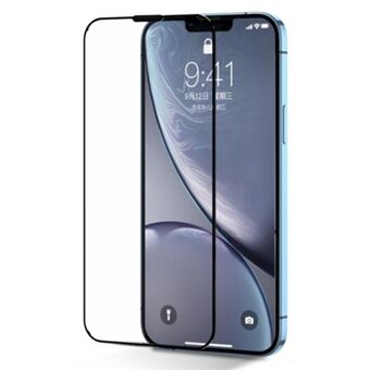JOYROOM JR-H03 Ultraheldere film van gehard glas voor iPhone 14 Max 6.7 inch, volledige lijm Volledige dekkende schermbeschermer voor afdrukken op zijde