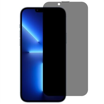 Voor iPhone 13 Pro Max 6.7 inch Privacy Screen Protector Volledige Cover Volledige Lijm Hoge Aluminium-silicium Glas Film met stofdicht Luidsprekerschild