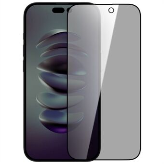 NILLKIN Anti- Spy -screenprotector voor iPhone 14 Pro Max, volledige dekking Anti-explosie gehard glasfilm