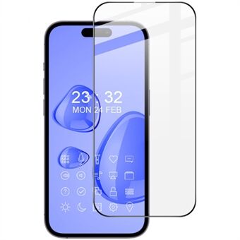 IMAK Pro + Serie voor iPhone 14 Pro 9H Hardheid Anti- Scratch Gehard Glas Screen Protector HD Volledige Lijm Volledige Dekking Beschermfolie