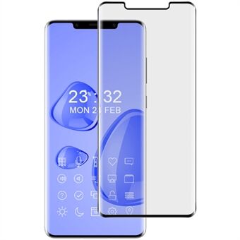IMAK voor Huawei Mate 50 Pro 4G 3D Gebogen Side Lijm Gehard Glas Screen Protector Full Cover HD Clear Screen Beschermfolie