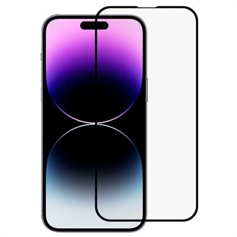 Gehard Glas Screen Film voor iPhone 14 Pro, 21D Volledige Lijm Volledige Dekking Zijde Afdrukken Telefoon Screen Protector