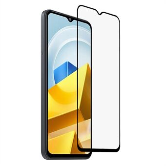 RURIHAI voor Xiaomi Poco M5 4G Secundaire Verharding Screen Protector 2.5D 0.26mm Hoge Aluminium-silicium Glas Volledige Lijm Volledige Cover Film