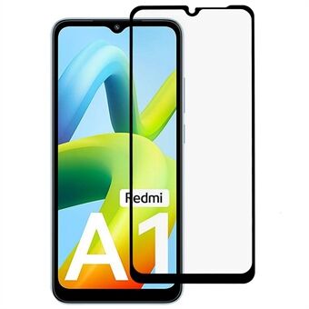 RURIHAI voor Xiaomi Redmi A1 4G Volledige Lijm HD Clear Secundaire Verharding Screen Protector 2.5D 0.26mm Volledige Cover Hoge Aluminium-silicium Glas Film