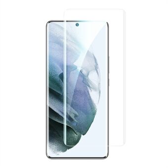 Voor Samsung Galaxy S21 + 5G Side Glue Full Screen Protector HD Clear Anti-vingerafdruk Gebogen Gehard Glas Film