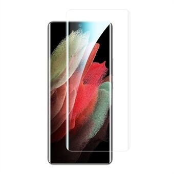 Voor Samsung Galaxy S21 Ultra 5G Volledige Die Anti-explosie Screen Protector HD Clear Side Lijm Gebogen Gehard glas Film