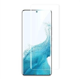 Voor Samsung Galaxy S22 5G Side Glue HD Clear Full Screen Protector Scratch Gebogen Gehard Glas Film
