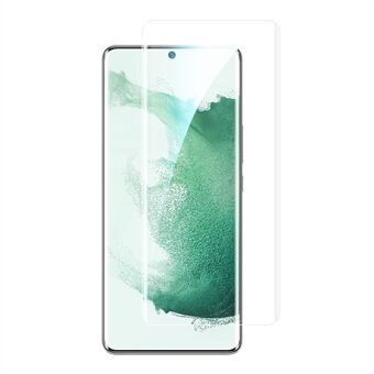 Voor Samsung Galaxy S22 + 5G Ultra Clear Side Lijm Gebogen Gehard Glas Film Anti- Scratch Onbreekbaar Full Screen Protector