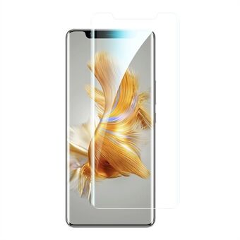 Voor Huawei Mate 50 Pro 4G Ultra Clear Gebogen Slijtvaste Volledige Dekking Gehard Glas Film Anti-vingerafdruk Kant Lijm Screen Protector