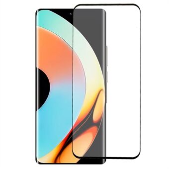 Side Glue Tempered Glass Film voor Realme 10 Pro+ 5G, Scratch Complete Covering HD 3D Curved Screen Protector