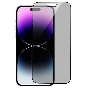 RURIHAI Voor iPhone 14 Pro AG Matte Anti-vingerafdruk Hoge Aluminium-siliconen Glas Full Screen Protector Anti- Spy Beschermende Film