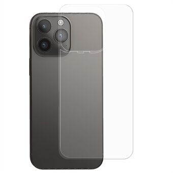RURIHAI Telefoon Back Protector voor iPhone 14 Pro Max, 0.26mm 3D Hot Bending Side Glue High Aluminium-silicium Glass Back Film