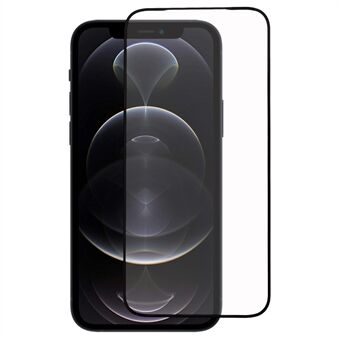 RURIHAI Voor iPhone 12 Pro Max 6.7 inch 0.26mm Ultra Clear AGC Glas 3D Koolstofvezel Edge Volledige lijm Screen Protector