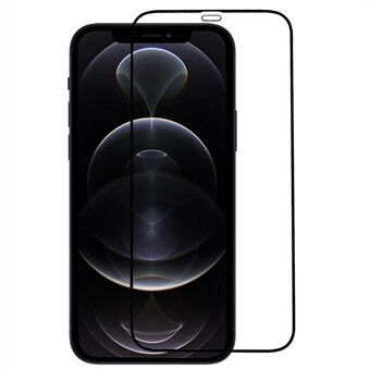 RURIHAI Voor iPhone 12 Pro Max 6.7 inch 0.1mm Ultradunne HD Screen Protector Secundaire Verharding 2.5D Volledige Cover Anti- Scratch AGC Glas Film