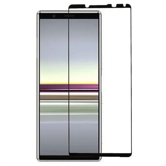 Zijdedruk Screen Protector voor Sony Xperia 5 V, Full Glue Full Cover Gehard Glas Beschermfolie