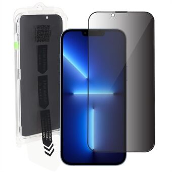 RURIHAI Voor iPhone 13 / 13 Pro / 14 Anti- Spy Hoge Aluminium-silicium Glas Film Anti-statische Telefoon Screen Protector