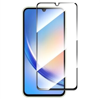 ENKAY HAT Prince voor Samsung Galaxy A34 5G Hoog Aluminium-silicium Glas 0.26mm 9H 2.5D Volledige Lijm Volledige Screen Protector