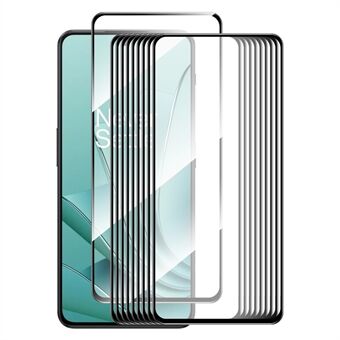 ENKAY HOED Prince 10 Stuks voor OnePlus ACE 2V Screen Protector Zijde Afdrukken 0.26mm 9H 2.5D Hoge Aluminium-silicium Glas Film