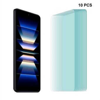 ENKAY HOED Prince 10 stks Voor Xiaomi Redmi K60 Pro 5G/K60 5G Screen Protector Anti-vingerafdruk Hoge Aluminium-silicium Glas 2.5D Arc Film