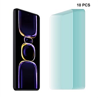 ENKAY HOED Prince 10Pcs Voor Xiaomi Redmi K60E 5G 0.26mm 9H Telefoon Screen Protector Hoge aluminium-silicium Glas 2.5D Film