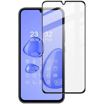 IMAK Pro+ Serie voor Samsung Galaxy A24 4G 9H Hardheid HD Full Screen Protector Anti-stof Gehard Glas Film