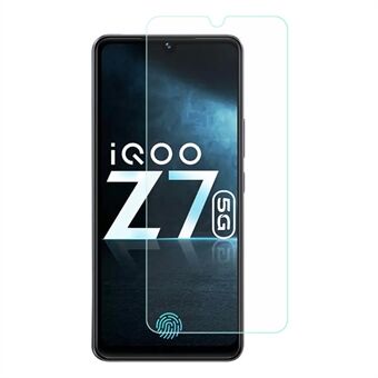 Voor vivo iQOO Z7 5G 0.3mm Arc Edge Gehard Glas Telefoon Screen Protector Anti-explosie Screen Film
