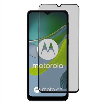 Voor Motorola Moto E13 4G Privacy Screen Protector Volledige Dekking Zijdedruk Gehard Glas Film (Zijlijm)