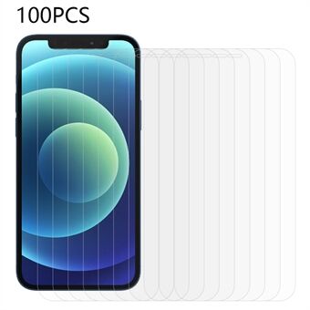 100 Stuks Voor Iphone 12 Pro Max 6.7 Inch Hd Clear Arc Edge Gehard Glas Screen Protector Anti-explosie Telefoon Screen Film