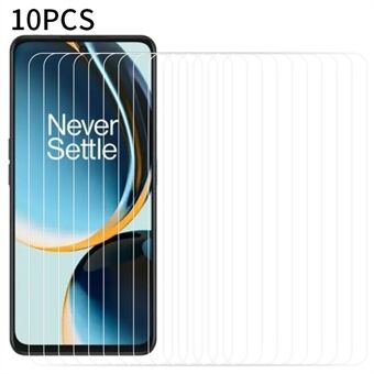 RURIHAI 10Pcs Voor OnePlus Nord CE 3 Lite 5G Medium Aluminium Glas 0.18mm 2.5D Telefoon Screen Protector
