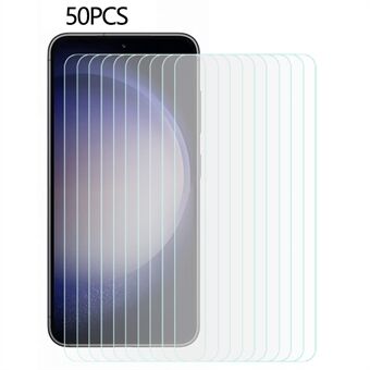 50 Stks/set Voor Samsung Galaxy A24 4G Gehard Glas Film 2.5D Arc Edge 0.3 Mm Telefoon Screen Protector