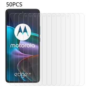 50 STKS Voor Motorola Edge 30 5G HD Clear 0.3mm Telefoon Screen Film 2.5D Arc Gehard Glas Screen Protector