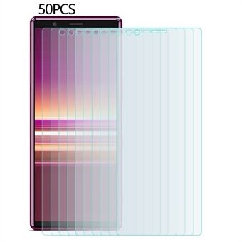 50 Stks/set Voor Sony Xperia 5 HD Telefoon Screen Protector 2.5D 0.3mm Gehard Glas Anti-explosie Film