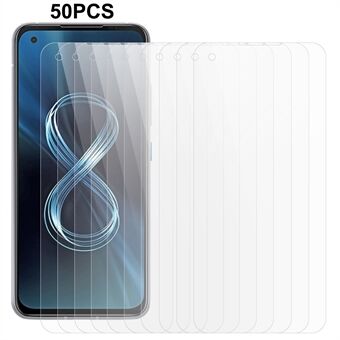 50 Stuks Voor Asus Zenfone 8 Gehard Glas Screen Protector 0.3 Mm 2.5D Arc Edge Clear Telefoon Screen Guard