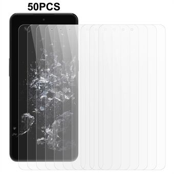 50 stuks voor OnePlus 10T 5G / ACE Pro 5G Clear Screen Film 0.3mm 2.5D Arc Edge Gehard Glas Screen Protector