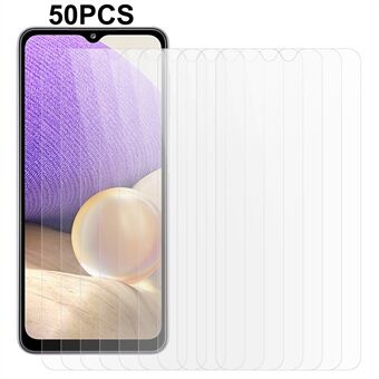 50 stks/pak Screen Protector voor Samsung Galaxy A32 5G/M32 5G, Clear 0.3mm 2.5D Smartphone Gehard Glas Film