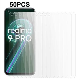 50 stks/set Voor Realme 9 Pro /V25/Oneplus Nord CE 2 Lite 5G Screen Protector 0.3mm 2.5D Arc Edge HD Gehard Glas Film