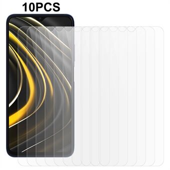 10 stuks / set voor Xiaomi Poco M3 / Redmi 9T / 9 Power / Note 9 4G (Qualcomm Snapdragon 662) Screenprotector Gehard glas 0,3 mm 2,5D-film
