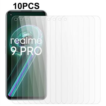10 stks / set voor Realme 9 Pro / V25 / OnePlus Nord CE 2 Lite 5G HD Screen Guard 2.5D Arc Edge 0.3mm mobiele telefoon gehard glas screenprotector