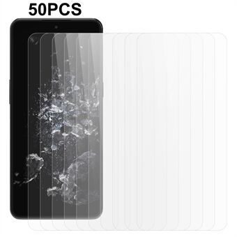 50PCS Voor OnePlus 10T 5G / ACE Pro 5G Anti- Scratch Gehard Glas Film Super Clear mobiele Telefoon Screen Protector