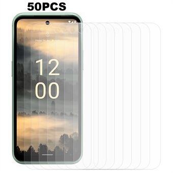 50 Stuks Voor Nokia XR21 Gehard Glas Screen Protector 0.3 Mm 2.5D Arc Edge Ultra Clear Telefoon Screen Film