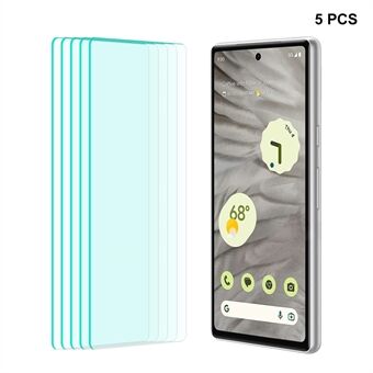 ENKAY HOED Prince 5PCS Voor Google Pixel 7a Hoge Aluminium-silicium Glas Film 0.26mm 9H 2.5D telefoon Screen Protector