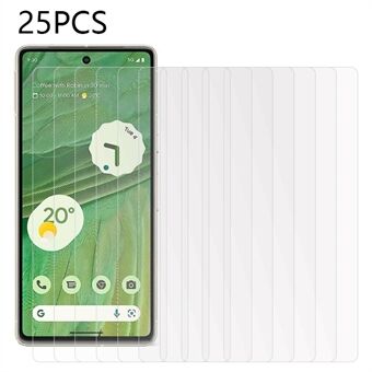 25-delige schermbeschermer voor Google Pixel 7 5G, gehard glas volledige lijm HD Clear Phone Screen Film