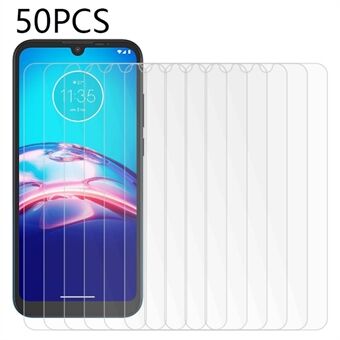 50PCS Telefoon Screen Protector voor Motorola Moto E6s (2020) / E6i, Anti-Shatter Gehard Glas HD Screen Film