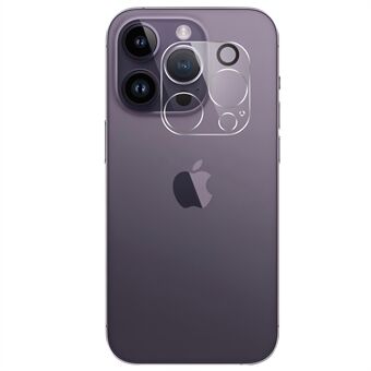 Voor iPhone 15 Pro Screenprotector van gehard glas Anti-vingerafdrukfilm + cameralensbeschermer