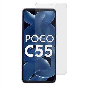 Voor Xiaomi Poco C55 4G Anti-explosie Gehard Glas Film 2.5D Arc Edge HD Telefoon Screen Protector