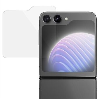 Voor Samsung Galaxy Z Flip5 5G Achter Kleine Screen Protector 0.3mm Arc Edge HD Helder Gehard Glas Film