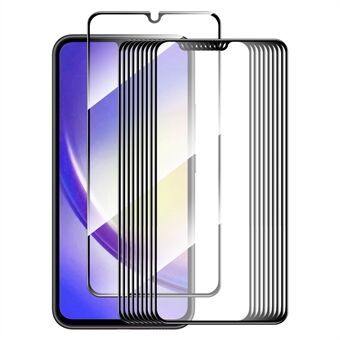 ENKAY HAT Prince 10 stks anti-explosie film voor Samsung galaxy a25 5g zijde afdrukken 0.26mm 2.5d hoge aluminium-silicium glas screen protector